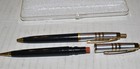 Vintage Rocket Usa  Pen   Pencil Set W  Case  Ballpoint   Pencil