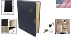Xiamuy Vintage 365 Journal With Lock And Key  A5 Blank Page Diary For Women Men 
