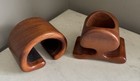 Vintage Mid Century Richard Rothbard Mushroom Wood Puzzle Trinket Stash Box Mcm