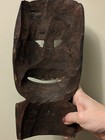Wood Tiki Mask Lucky Tribal Hand Carved Vintage Philippines 11  X 5  Wall Mask 