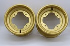 2 X 10  Front Aluminum Wheels Rims 4x156 Yamaha Banshee Blaster Warrior Gold