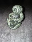 Vintage Inuit Soapstone Carving     Hand-carved Serpentine Stone Likely 1960-1980s