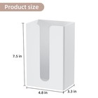 Magnetic Dryer Sheet Holder dryer Container Dispenser metal white White