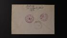 1957 Penang Malaya First Day Cover Fdc To Brooklyn Usa Federation Cachet
