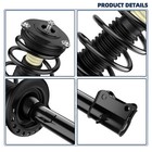 4pcs Front   Rear Shocks Struts Absorbers For 2007- 2011 2012 Nissan Sentra 2 0l