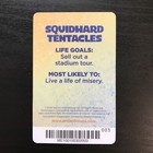 Spongebob Squarepants Arcade Coin Pusher Trading Card Squidward Tentacles