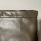 Farmasi Small Brown Zipper Hand Bag  free Shipping 