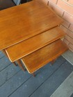 Kai Kristiansen Danish Vintage Mid-century Modern Teak Side Nesting Tables