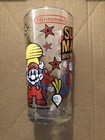 Vtg 1989 Super Mario Bros  2 Nintendo Nes Video Game Promo Drinking Glass 80s 