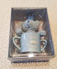 Russ Baby Precious Keepsakes Little Prince Teddy Bear Keepsake Box Blue