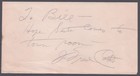 J  Fred Coots - Autograph Note Signed