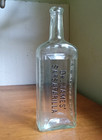 Dr james Sarsaparilla Pittsburgh Dr j w james Rare 1880s Paneled Medicine Bottle