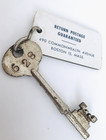 Vintage Hotel Kenmore Boston Ma Hotel Key   Fob Room 628 Skeleton Key Usa