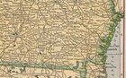 1908 Antique Georgia State Map Georgia Gallery Wall Decor  Smap 2339