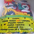 Vintage Nos Loops And Looms Deluxe Potholder Weaving Kit W loom   Metal Needle 