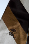 Neck Tie Vtg Countess Mara 50s 60s Gray Lite Brown Brown Wide Stripe 54 X 3  Nwt