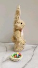 World Of Miniature Bears Bunny Mohair 5  5 Way Jointed New No Tags   Basket