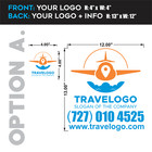 24 Custom Screen Printed Preshrunk Cotton T-shirts 2 Same Colors Front back