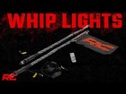 Rough Country For Polaris Led Whip Light Roll Cage Kit Led Whip Rzr 1000xp Turbo