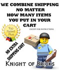 Lego 100x Lot Pieces Random Bulk Black Gray White Blue Yellow Tan Free Shipping