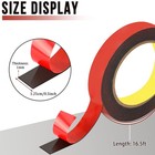 2 Rolls Double Sided Tape Heavy Duty  0 5in X 16 5ft Two Sided Mounting Tape Wat