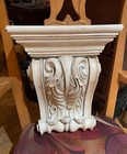 Large Lightweight Carved Corbels  Brackets  Bookends  Fireplace Mantle Decor 