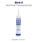 Bird-x Bird Proof Transparent Gel Repellent Deterrent 10 Ounce Caulk Non-toxic    