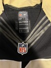 Akiem Hicks Rookie 2012 New Orleans Saints Game Used Worn Black Jersey Signed