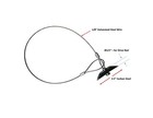 6 - 3 5  Earth Anchors W  23  1 8  Cable- For Securing Shed  Swing Set And More