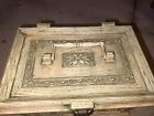 Max Klein Vintage Large Ornate Sewing Box Plastic  With Tray 