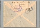 1943 Jaffa Palestine On His Majesty Service Mail From Arabs Cover