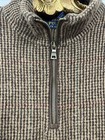 Polo Ralph Lauren Brown Half Zip Pullover Cotton Long Sleeves Sweater Men   s Xl