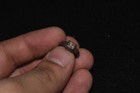 Genuine Ancient Roman Bronze Ring With Gold Gilded Engraved Bezel