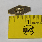 Vintage Great Wall Of China Black Enamel Pin Unique Souvenir