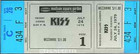 10 1974 -88  Kiss Unused Full Concert Tickets Scrapbooking Collect Cool Reprint