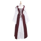 Women Vintage Medieval Renaissance Dress Cosplay Costume Princess Gothic Dress