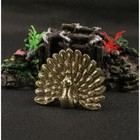 Rare Chinese Art Old Brass Hot Toys Peacock Statue Figure Pet Antique Ornament