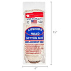  2 Pack  Jw Manufacturing Cushion Head Cotton Mop Replacement Head  1 Head