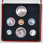 1967 Canada Centennial 7 Coin Silver Set - Beautiful Rainbow Toning