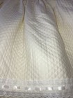 Blauen Yellow Ribbon Embroidered Crib Skirt Dust Ruffle Cotton Polyester