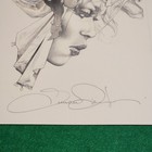 Simone Bianchi Storm X-men Signed Le Comic Art Print B w  5 75 17x12 Marvel