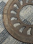 Vintage Ornate Round Cast Iron Floor Heating Grate 15 3 4 In  Parts   Smoke Pipe