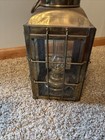 Brass Ships Lantern - With Oil Lantern Inside - Well Done Vintage Reproduction