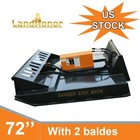 72   Skid Steer Brush Cutter Landhonor Attachment Mower Hydraulic New Heavy Duty