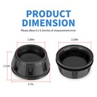 Wheel Center Caps Set Of 4 For Honda Talon 1000 Pioneer 700 1000 Rubicon 500 520