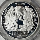 2024-p  1 Greatest Generation Silver Dollar Wwii  Pcgs Pr70 First Strike         