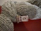 Vintage Christopher Sheep Farm Maine  Pure Virgin Wool Yarn 2 Skein Lot Pewter