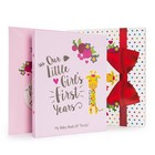 Ronica Baby Girl Gift Set W baby Memory Book And Monthly Stickers Photo Journal