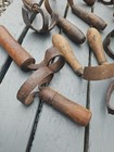 Wood Handle Wood Carving Shaving Tools Lot Of 13 Pieces Antique Scrapers Vtg 