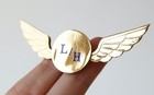 Deutsche Lufthansa L h Aircraft Pilot Wings Badge - Captain Hat Pin Airline 2